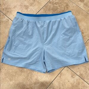 Fabletics Bright Blue Performance lined Shorts with Drawstring 5” NWOT